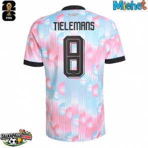 Belgia Youri Tielemans #8 Vieraspaita MM-kisat 2026 Lyhythihainen